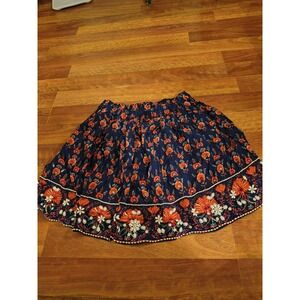 Anthropologie Maeve Adela Pooka Shell Beaded  Short Taaj L